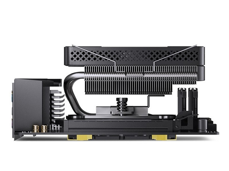 聚焦CES丨乔思伯发布 HP-600 Black 下压式散热器，6热管、不干涉内存