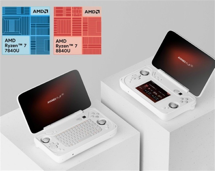 AYANEO Flip 掌机官宣，致敬任天堂DS，搭载 AMD 锐龙7 8840U 处理器
